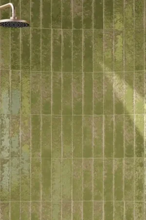 Prix Cassé carrelage effet zellige 6,4x26 cm ZEPHIR MOSS GREEN